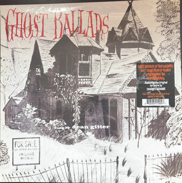 Dean Gitter – Ghost Ballads (Clear W/ Orange Pumpkin Swirl Vinyl) 🇺🇸