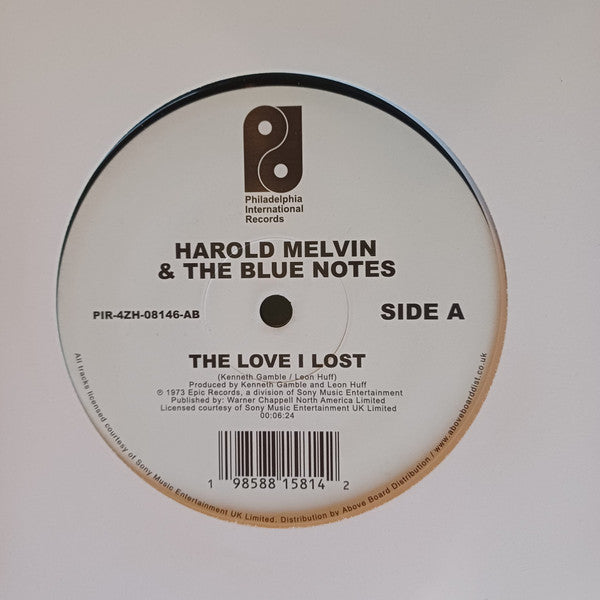 Harold & the Blue Notes Melvin – Love I Lost / Wake Up Everybody 🇺🇸