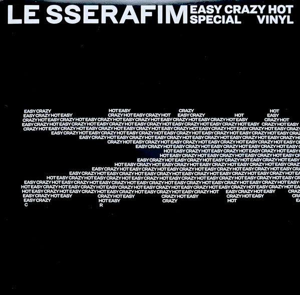 Le Sserafim – Easy-crazy-hot (Special Vinyl/Carbon Black Vinyl) (I) 🇺🇸