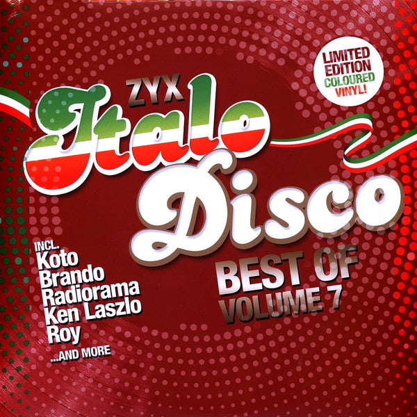 Sylvi; Brando; Laserdance; Steel Mind & More Foster – Zyx Italo Disco: Best of VOL. 7 (2LP) 🇺🇸