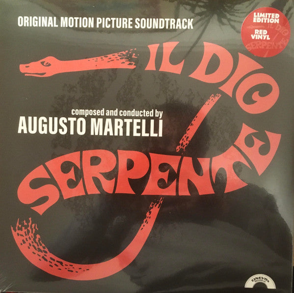 Augusto Martelli – Il Dio Serpente OST (Red Vinyl) 🇺🇸