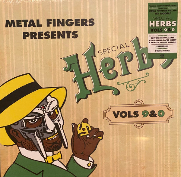Mf Doom – Metal Fingers Presents: Special Herbs VOL. 9 & 0 (2LP/Evergreen Vinyl) 🇺🇸