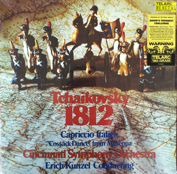 Erich/cincinnati Symphony Orchestra Kunzel – Tchaikovsky: 1812 Overture, Capriccio Italien, Cossack Dance From Maze (LP) 🇺🇸