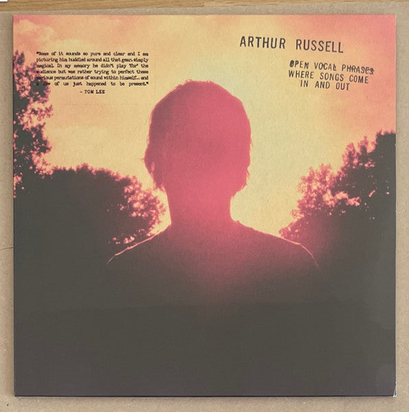 Arthur Russell – Open Vocal Phrases Where Songs Come in & Out (2LP) 🇺🇸