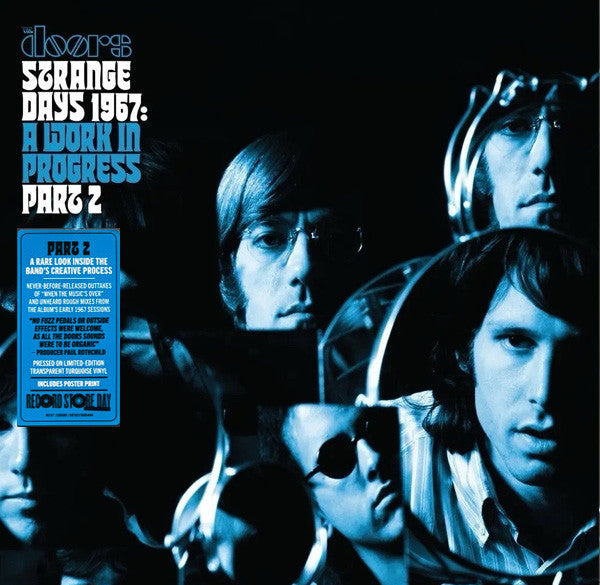 Doors – Strange Days 1967: a Work in Progress, Part 2 (Transparent Turquoisse Vinyl/Poster) (RSD) 🇺🇸