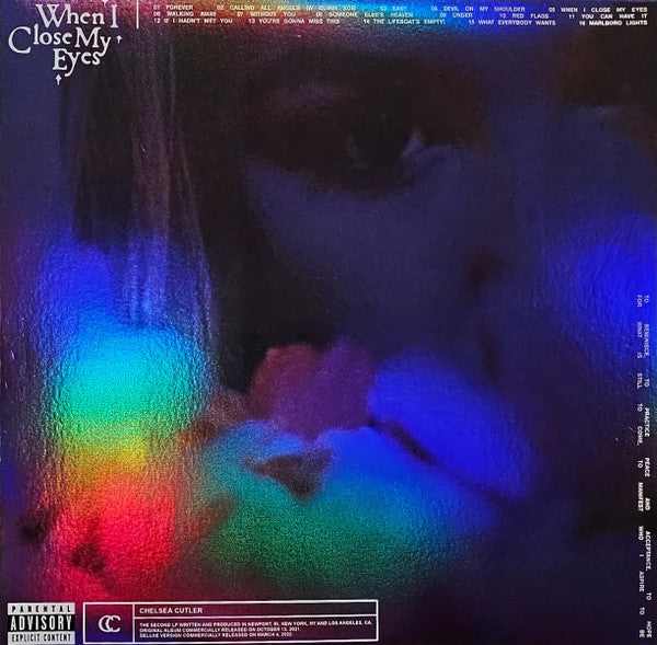Chelsea Cutler – When I Close My Eyes (X) (Deluxe Clear Vinyl/2LP) 🇺🇸
