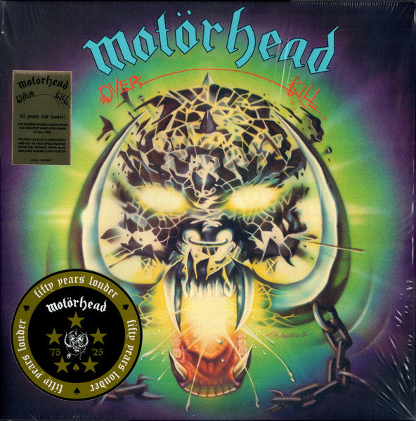 Motorhead – Overkill (Turquoise & Blueswirl Vinyl/Halft-speed) (I) 🇺🇸