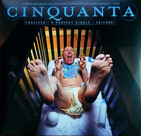 Puscifer / A Perfect Circle / Failure – Cinquanta -50Th Bday Celebration For Maynard James Keenan Live (2Lp/Blue W/ White Swirl Vinyl) 🇺🇸