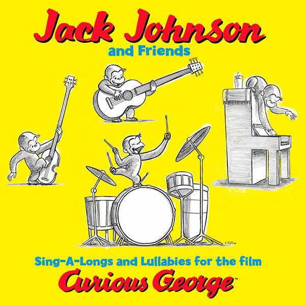 Jack & Friends Johnson – Sing-a-longs & Lullabies for the Film Curious George (180G) 🇺🇸
