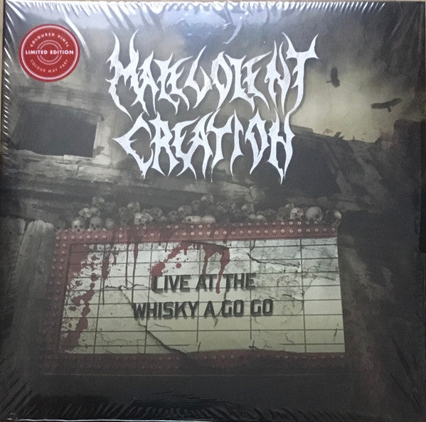 Malevolent Creation – Live at Whiskey a Go Go (Clear Vinyl) 🇺🇸