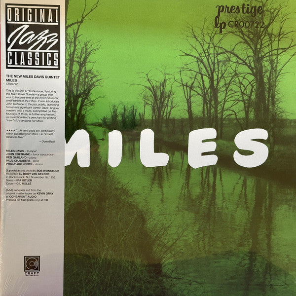 Miles Quintet Davis – Miles: the New Miles Davis Quintet (Original Jazz Classics Series) (180G) 🇺🇸
