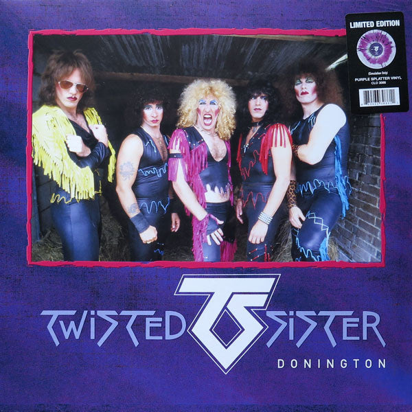 Twisted Sister – Donington (Purple, Black & White Splatter Vinyl) 🇺🇸