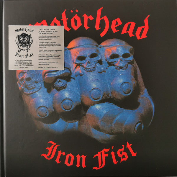 Motorhead – Iron Fist (40TH Anniversary Edition/3LP/Deluxe) 🇺🇸