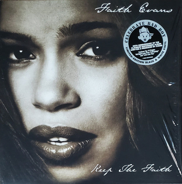 Faith Evans – Keep the Faith (25TH Anniversay/2LP/Black & Black Split Vinyl) 🇺🇸