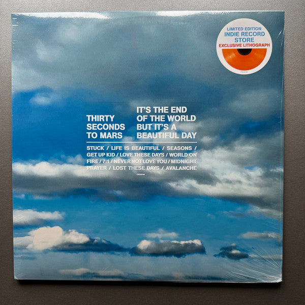 Thirty Seconds to Mars – It's the End of the World but It's a Beautiful Day (Tangerine Vinyl) (Alternate Cover) (I) 🇺🇸