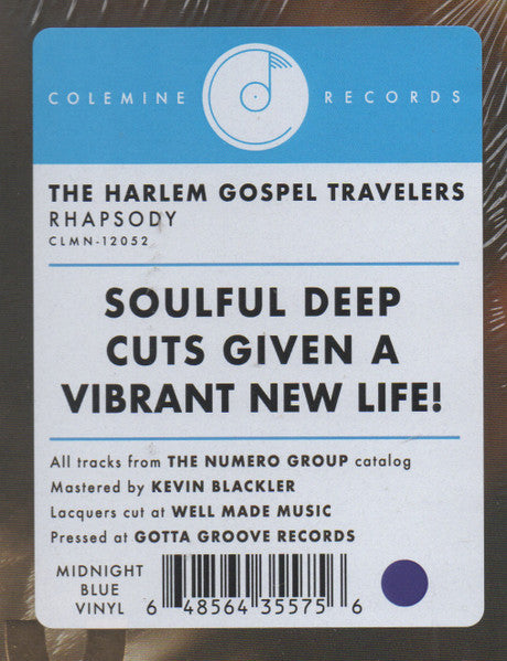 Harlem Gospel Travelers – Rhapsody (Midnight Blue Vinyl) 🇺🇸