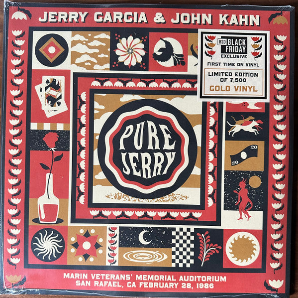 Jerry & John Kahn Garcia – Pure Jerry: Marin Veterans Memorial Auditorium, San Rafael, Ca - February 28, 1986 (2LP) (RSD) 🇺🇸