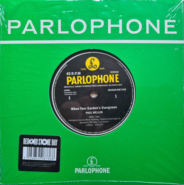 Paul Weller – When Your Garden’s Overgrown / Boy About Town (Weller at the Bbc VOL. 2) (RSD) 🇺🇸