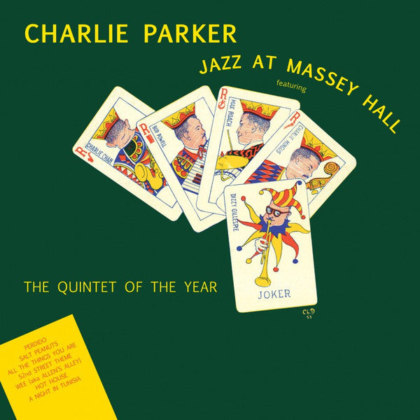Charlie Parker – Jazz at Massey Hall (Limited/180G/Solid Yellow Vinyl) 🇺🇸