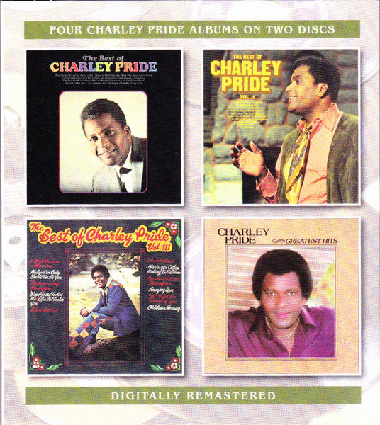 Charley Pride – Best of Vols. 1 - 3/Greatest Hits (24bit Remasters) [CD Nuevo] 💿 🇺🇸