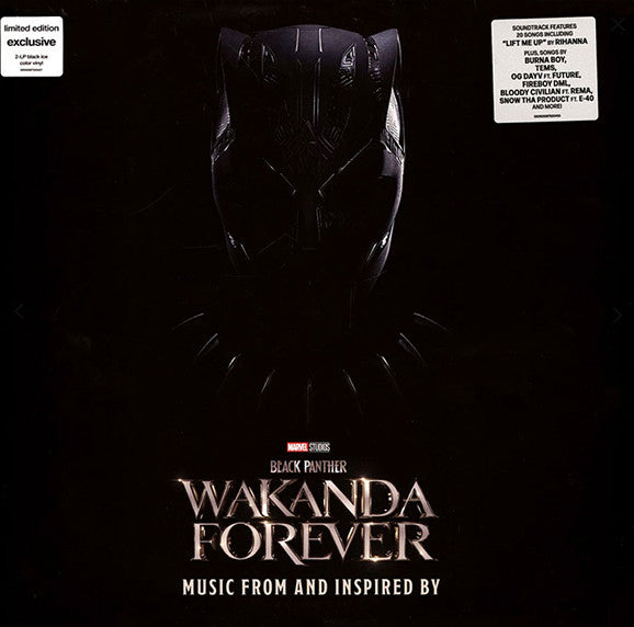 Various Artists – Black Panther: Wakanda Forever (2LP/Black Iced Vinyl) 🇺🇸