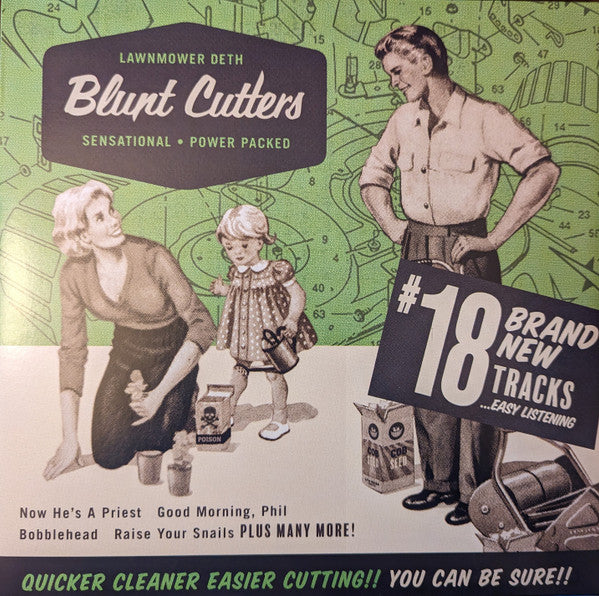 Lawnmover Deth – Blunt Cutters (Transparent Green Vinyl) 🇺🇸