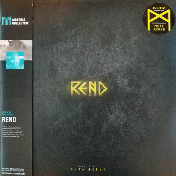 Neal Acree – Rend OST (2LP/Rune Blue Vinyl) 🇺🇸