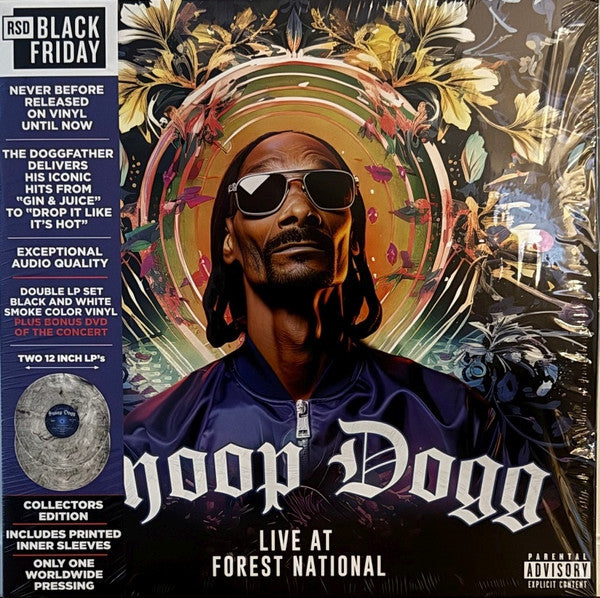 Snoop Dogg – Live at Forest National 2005 (Art Work/2LP/Black & White Smoke Effect Vinyl) (RSD) 🇺🇸