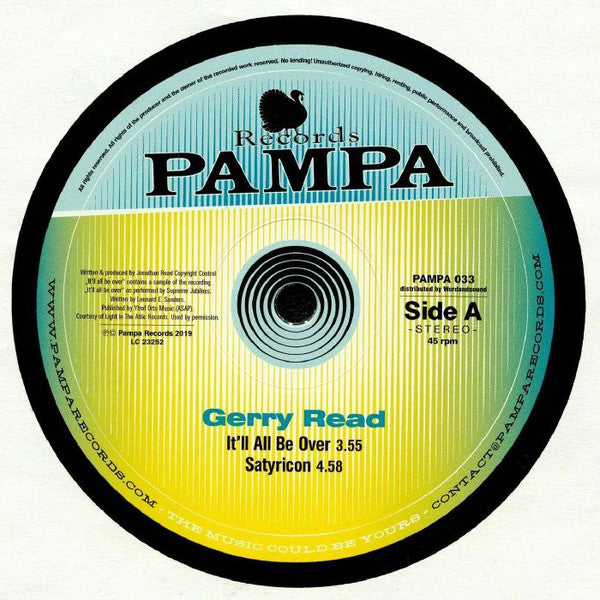 Gerry Read – It'll All Be Over (DJ Koze Remix) 🇺🇸