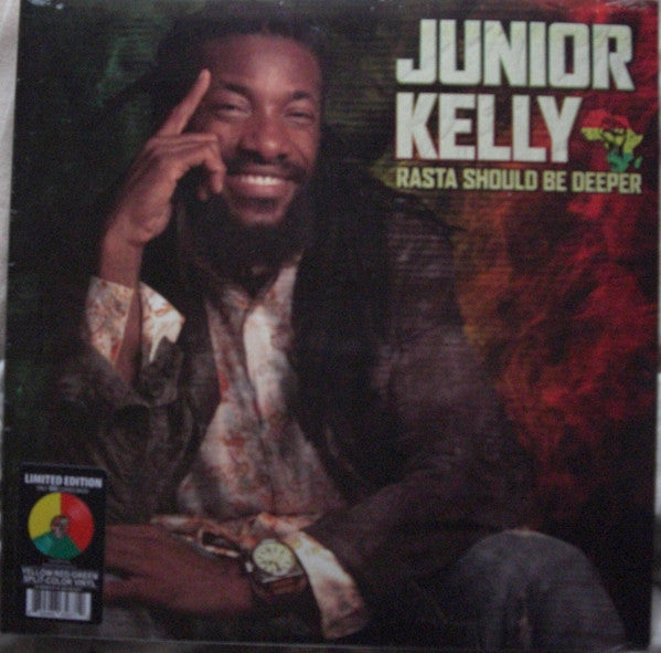 Junior Kelly – Rasta Should Be Deeper (Red/Green/Yellow Split Vinyl/Limited) 🇺🇸