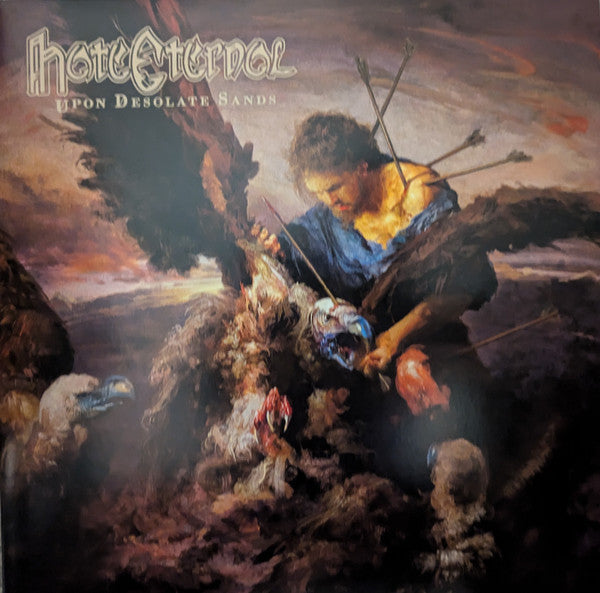 Hate Eternal – Upon Desolate Sands (Transparent Blue with Red Splatters Vinyl) 🇺🇸