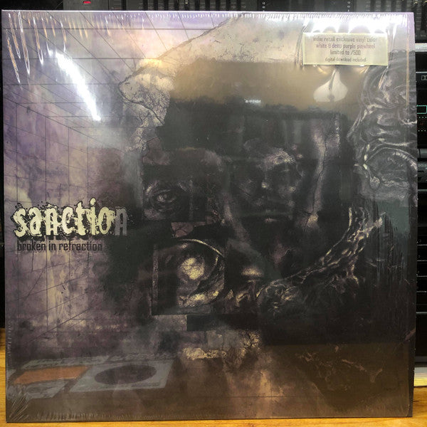 Sanction – Broken In Refraction (White & Deep Purple Pinwheel Vinyl) (I) 🇺🇸