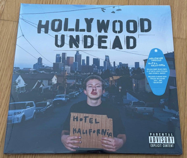 Hollywood Undead – Hotel Kalifornia (X) (Deluxe/Baby Blue Vinyl/Etched D-side/2LP) (I) 🇺🇸