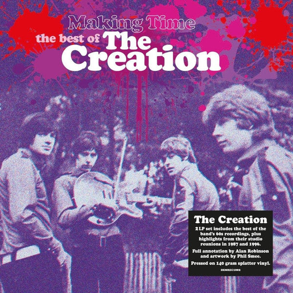 Creation – Making Time: the Best of (2LP/Splatter Vinyl) 🇺🇸