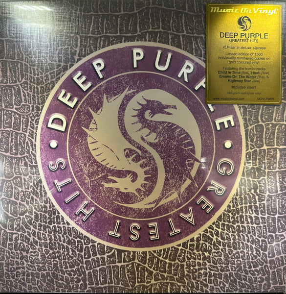 Deep Purple – Greatest Hits (4LP/Gold Vinyl/Numbered) 🇺🇸