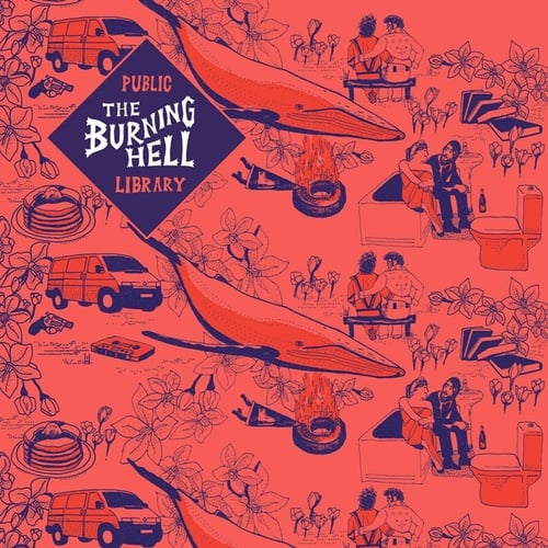 Burning Hell – Public Library (Marbled Red Vinyl) 🇺🇸