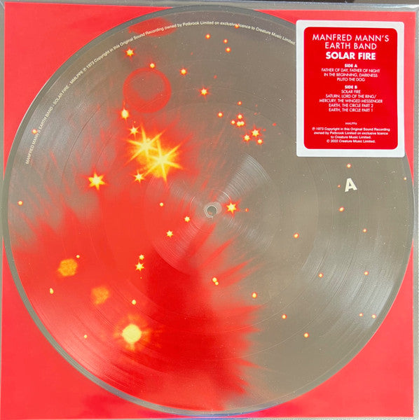 Manfred Mann's Earth Band – Solar Fire (Picture Disc) 🇺🇸