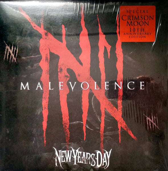 New Years Day – Malevolence (10TH Anniversary Edition/Crimson Vinyl) 🇺🇸