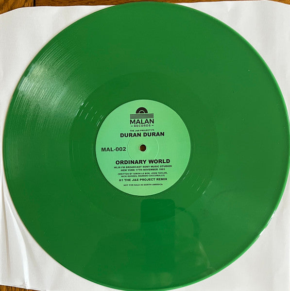 J&E Project Ft: Duran Duran – Ordinary World (Green Vinyl) 🇺🇸