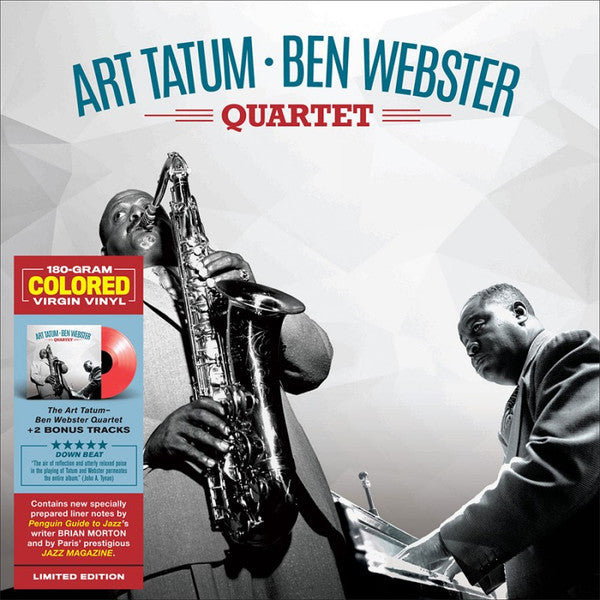 Art; Ben Webster Quartet Tatum – Art Tatum - Ben Webster Quartet (Red Vinyl) 🇺🇸