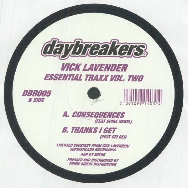 Vick Lavender – Essential Traxx Vol. 2 🇺🇸