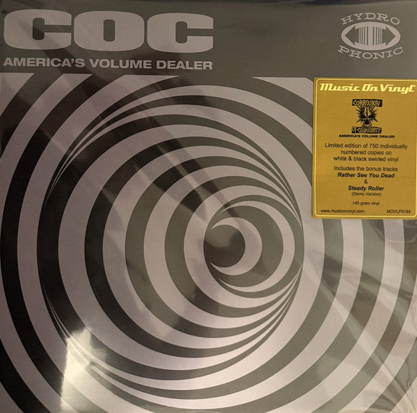 Corrosion of Conformity – America's Volume Dealer (Black & White Swirl Vinyl/140g/numbered) 🇺🇸