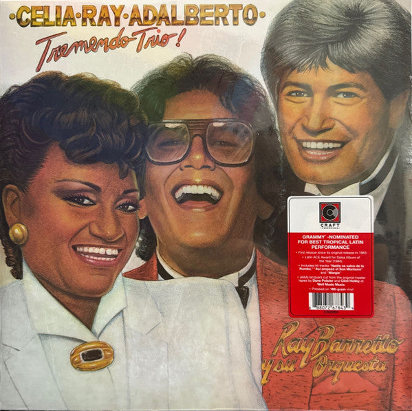 Celia; Ray Barretto; Adalberto Santiago Cruz – Tremendo Trio! (180G) 🇺🇸