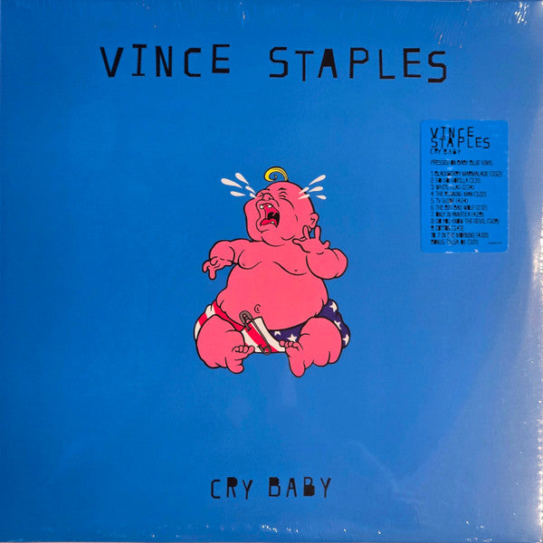 Vince Staples – Cry Baby (X) (UK Edition) (Baby Blue Vinyl/Alternate Cover) 🇺🇸