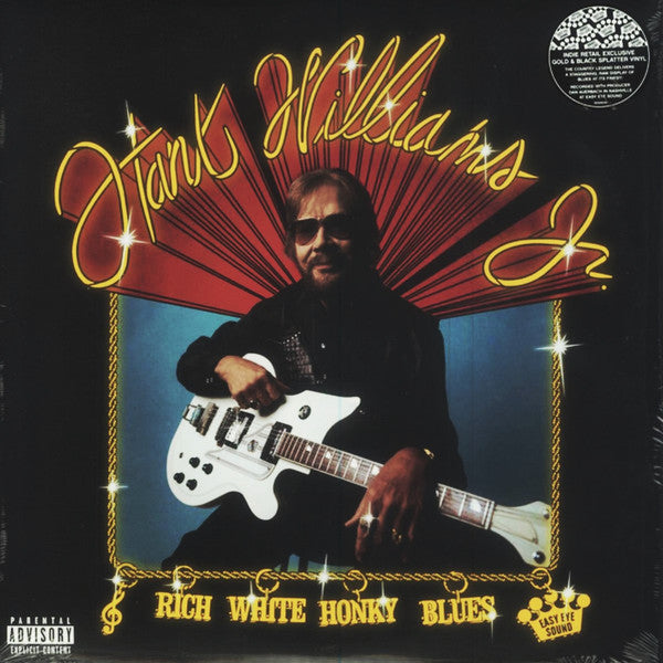 Hank Williams Jr – Rich White Honky Blues (X) (Gold Splatter Vinyl) (I) 🇺🇸