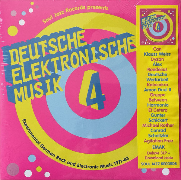 Soul Jazz Records Presents – Deutsche Elektronische Musik 4 - Experimental German Rock & Electronic Music 1971-83 (3LP/DL Card) 🇺🇸