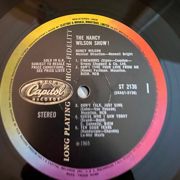 Nancy Wilson – The Nancy Wilson Show! (Usado)