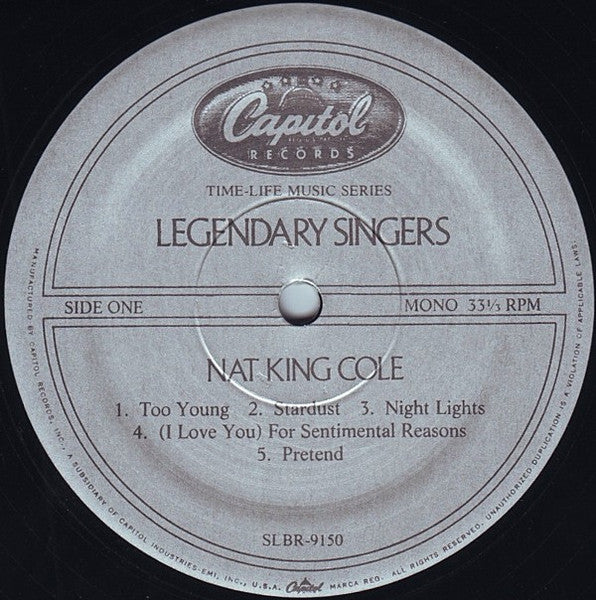 Nat King Cole – Legendary Singers [Compilation Box Set] (Usado)