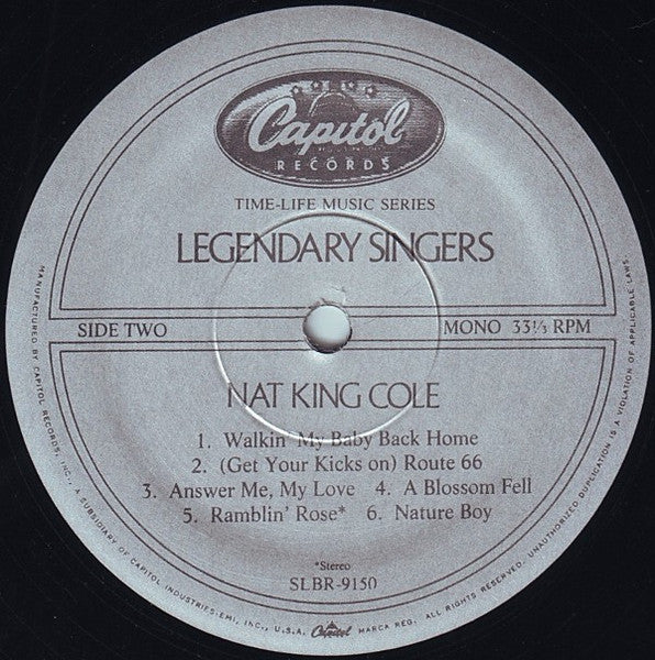 Nat King Cole – Legendary Singers [Compilation Box Set] (Usado)