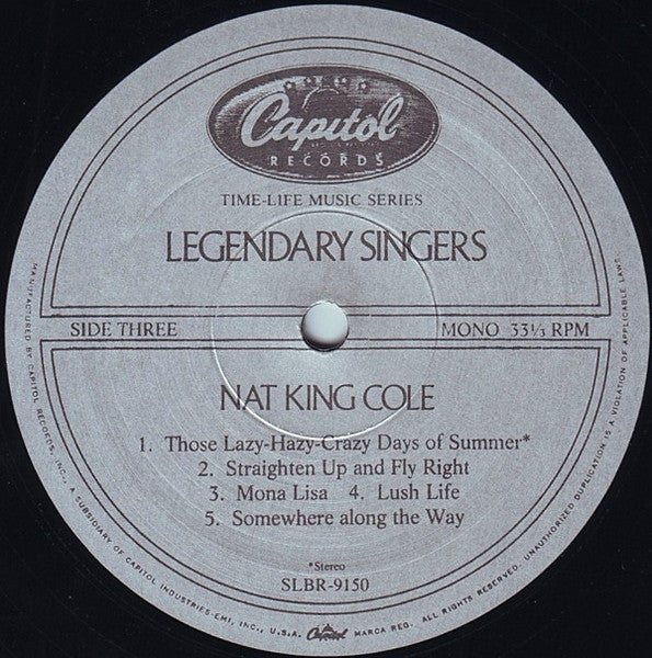 Nat King Cole – Legendary Singers [Compilation Box Set] (Usado)